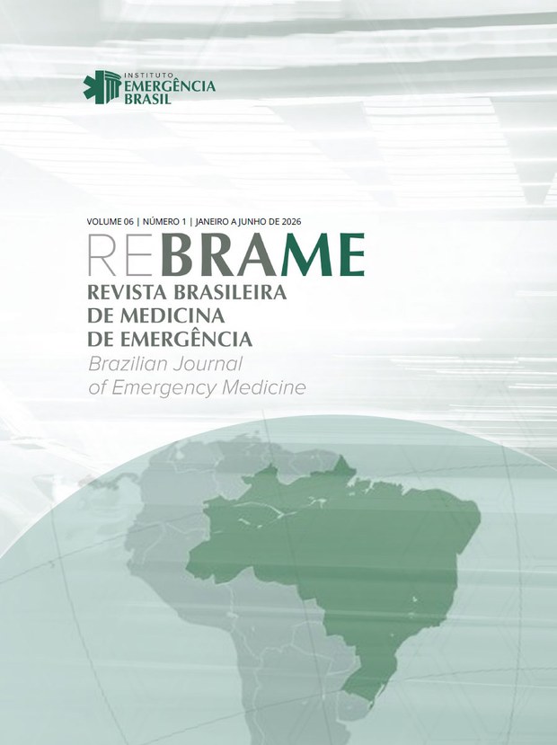 Capa da REBRAME, Revista Brasileira de Medicina de Emergência, volume 6 número 1