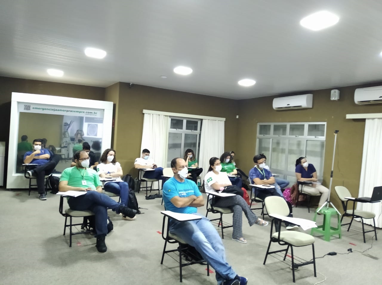 Aula na Residência de Medicina de Emergência
